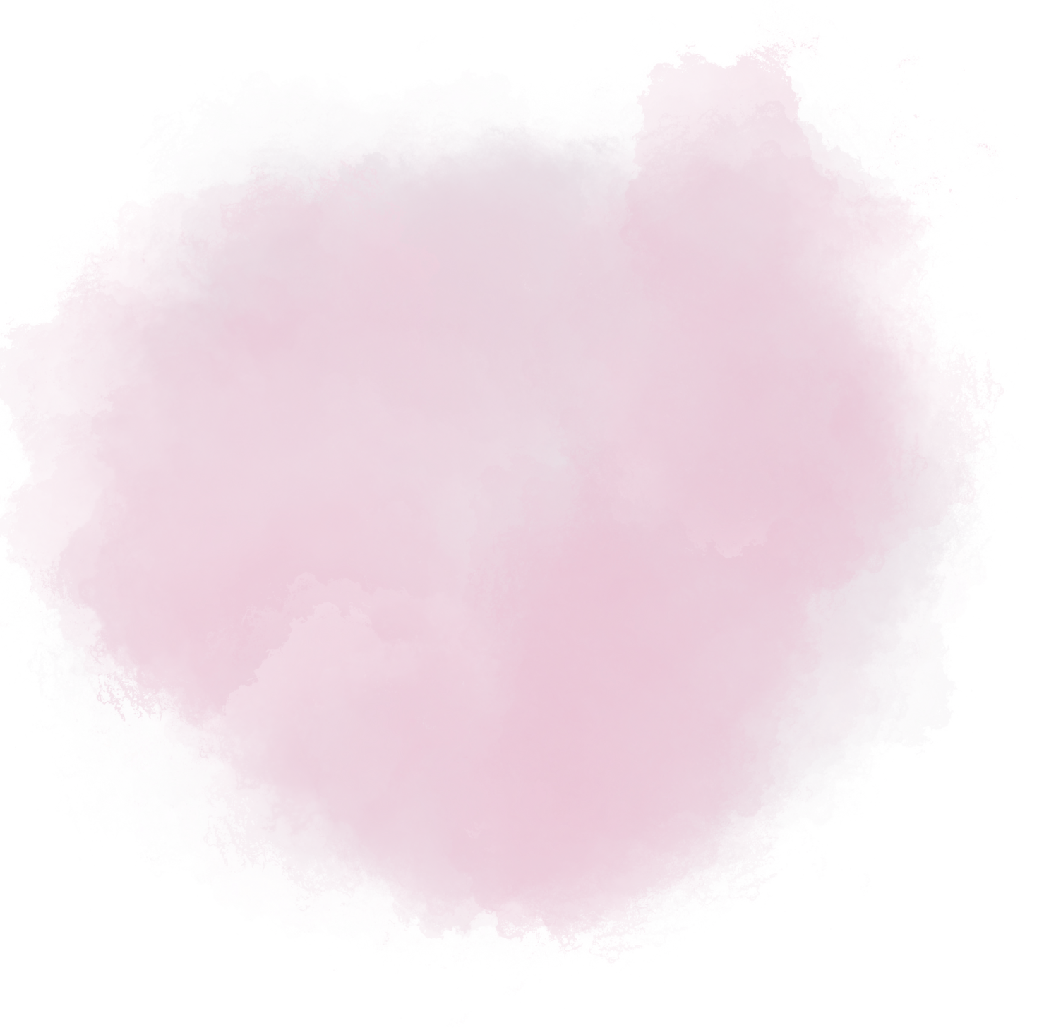 Pink Gradient Hand Painted Blob